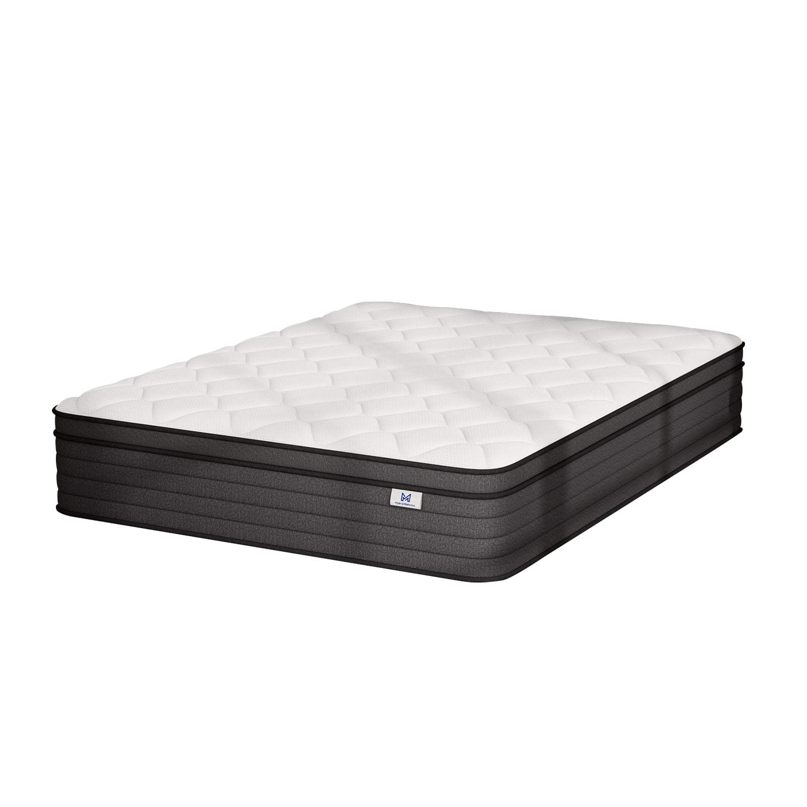 12" Full Double Foam Hybrid Mattress - HomeRoots - Flyclothing LLC