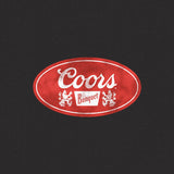 Made in the USA Coors Banquet Faded Double Sided Beer Logo T-Shirt - Asphalt Gray - Tee Luv - Flyclothing LLC