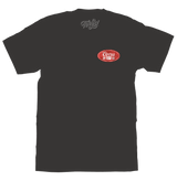 Made in the USA Coors Banquet Faded Double Sided Beer Logo T-Shirt - Asphalt Gray - Tee Luv - Flyclothing LLC