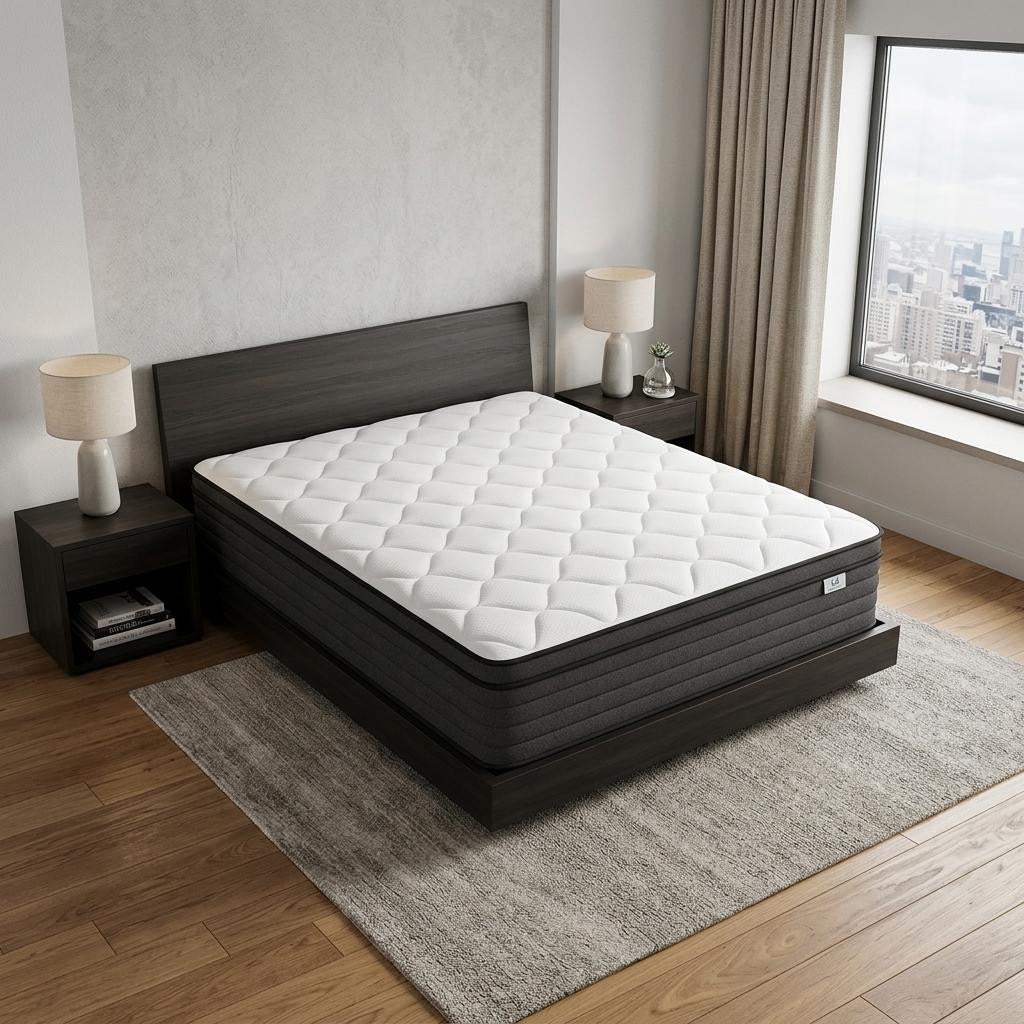 12" King Foam Hybrid Mattress - HomeRoots - Flyclothing LLC