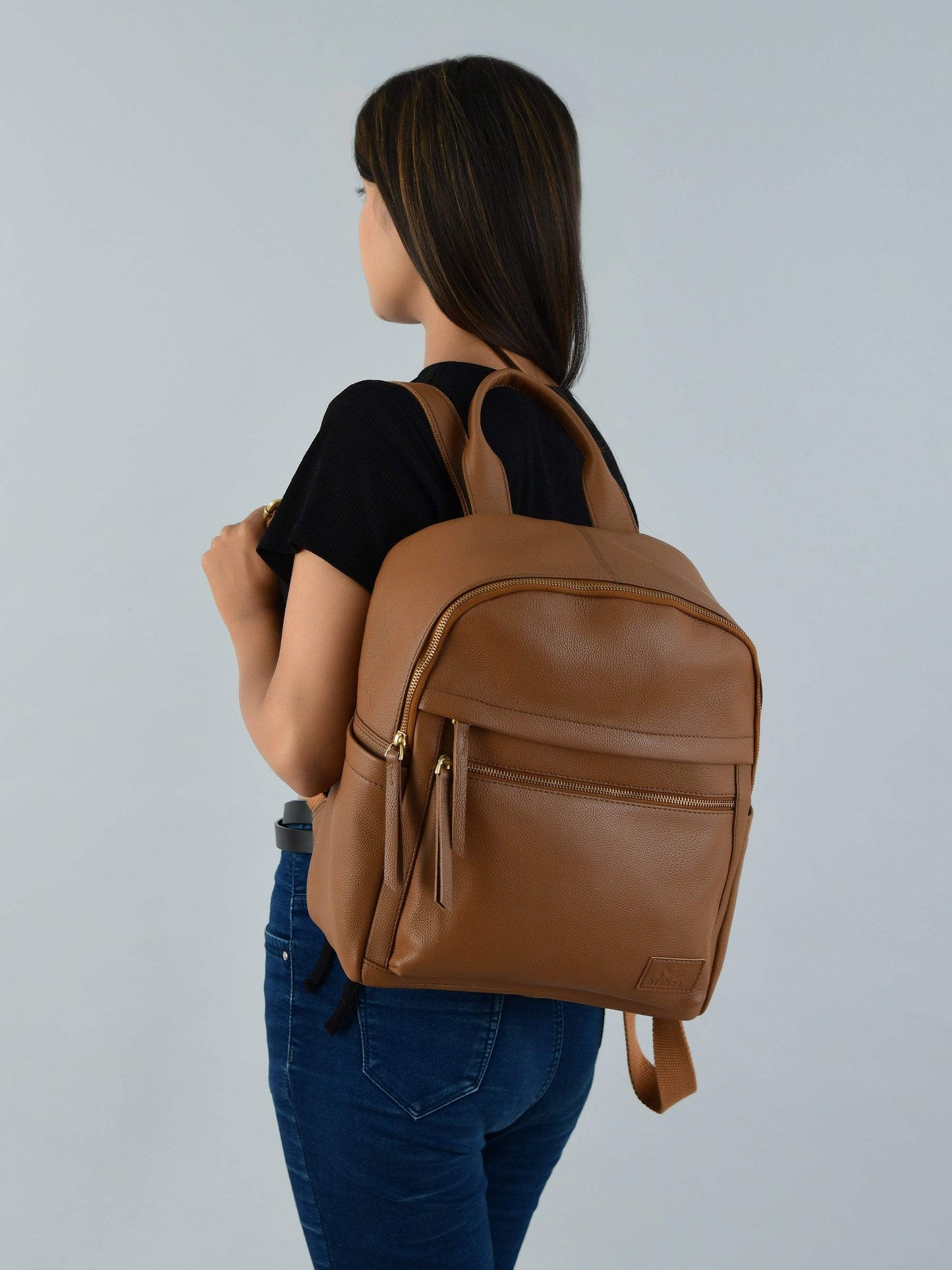 Mini Journey Leather Backpack - Classy Leather Bags - Flyclothing LLC