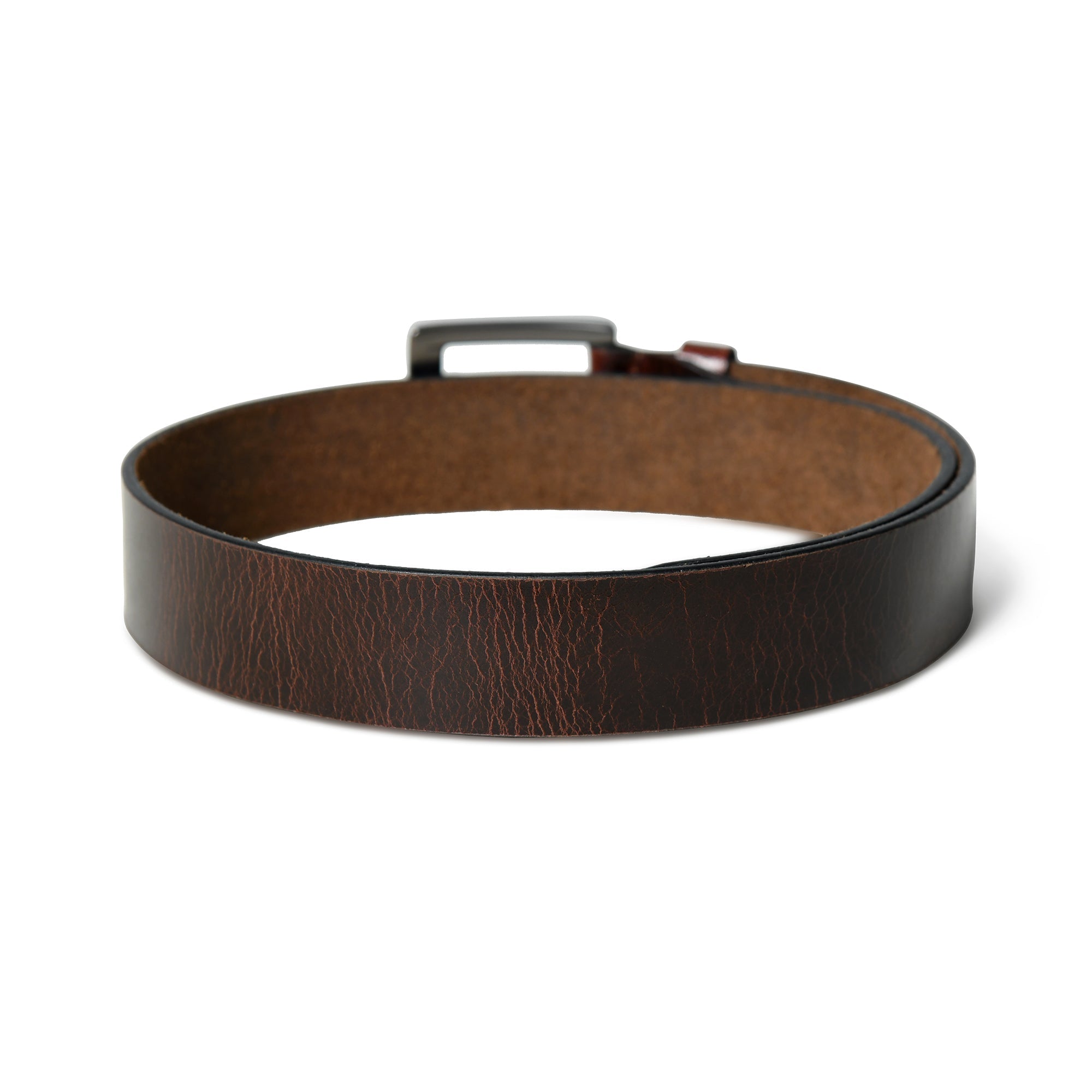 Pinecrest Dark Brown Leather Belt - Classy Leather Bags - Flyclothing LLC
