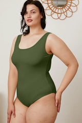 Basic Bae Full Size Square Neck Sleeveless Bodysuit - ShopBasicbae - Flyclothing LLC