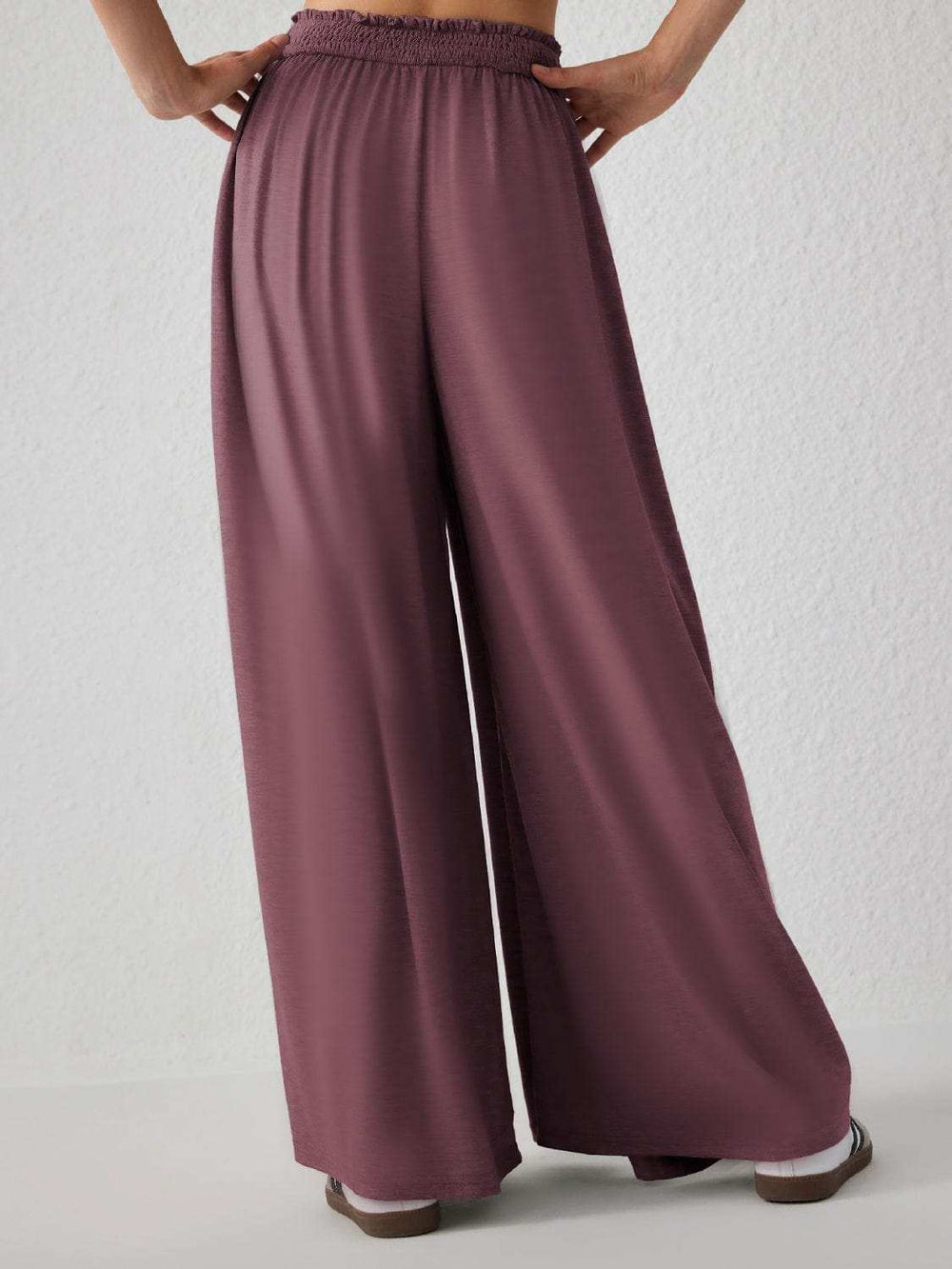 High Waist Wide Leg Pants - Trendsi - Flyclothing LLC