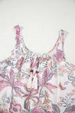Multicolour Floral Tie Neck Sleeveless Mini Dress - Trendsi - Flyclothing LLC