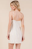 GeeGee Lace Detail Adjustable Strap Mini Cami Dress - Trendsi