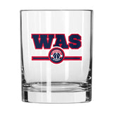 Washington Wizards 14oz Letterman Rocks Glass