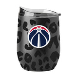 Washington Wizards Leopard 16oz Black Powdercoat Curved Beverage