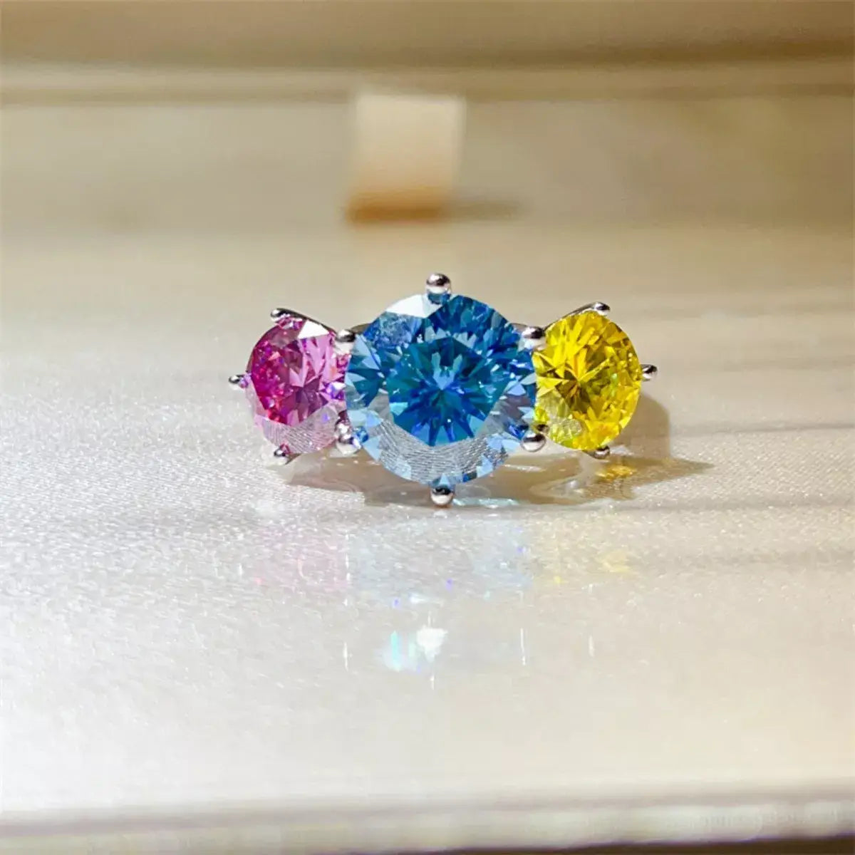 5 Carat Moissanite 925 Sterling Silver Ring - Trendsi - Flyclothing LLC