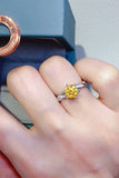 2 Carat Moissanite 925 Sterling Silver Ring - Trendsi