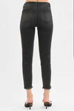 RISEN Full Size Tummy Control Mid Rise Crop Skinny Jeans Plus Size - Trendsi - Flyclothing LLC