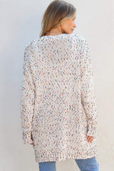 Open Front Long Sleeve Cardigan - Trendsi - Flyclothing LLC