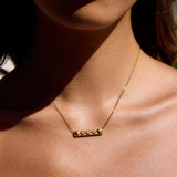 18K Gold-Plated Zircon Pendant Necklace - Trendsi - Flyclothing LLC