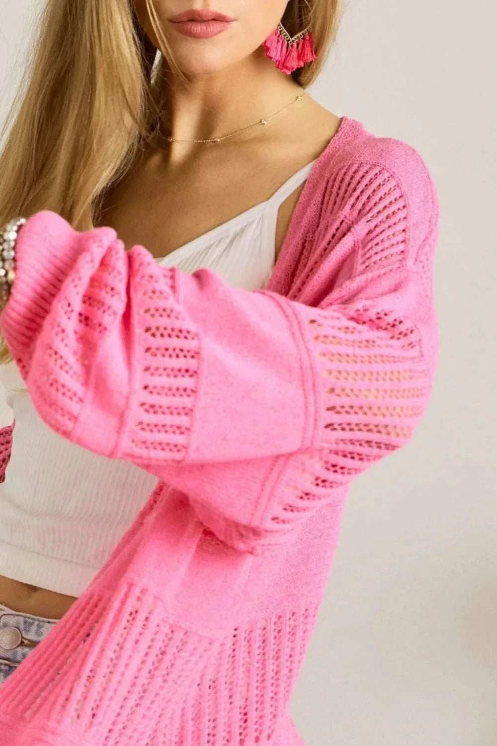 ADORA Lightweight Sweater Knit Cardigan - Trendsi - Flyclothing LLC
