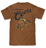 Coors Original Rodeo Cowboy Front/Back T-Shirt - Brown Sugar