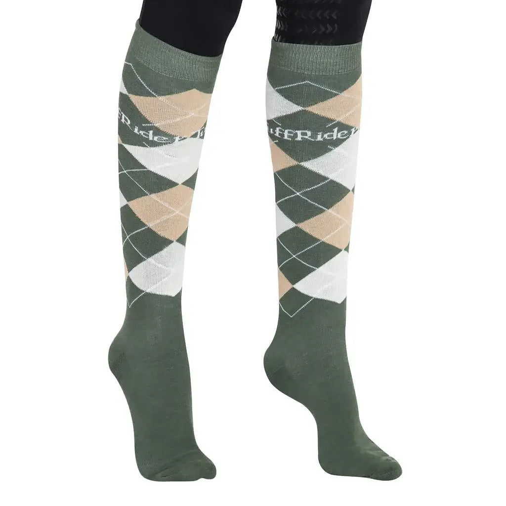 TuffRider Argyle Knee Hi Socks - Breeches.com - Flyclothing LLC
