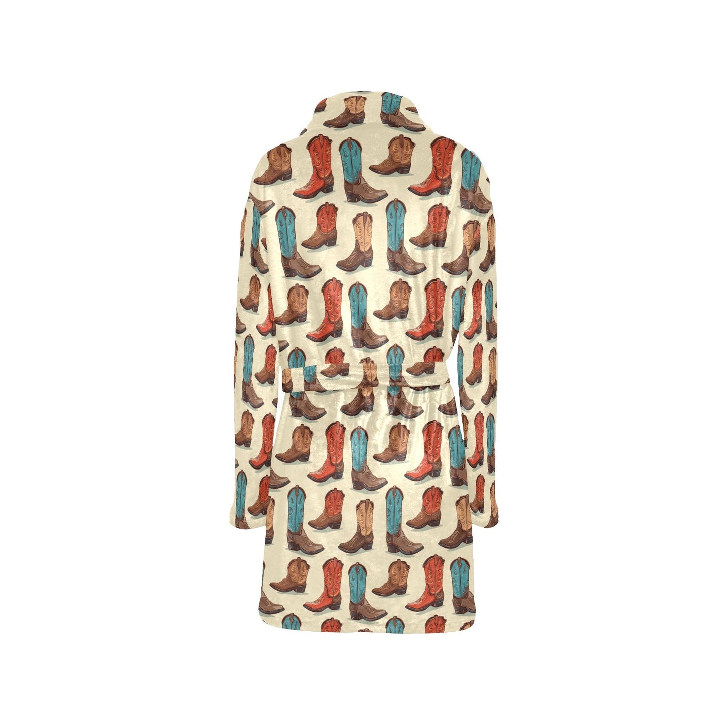 Baha Ranch Got My Boots Western Bath Robe - Baha Ranch Western Wear - Flyclothing LLC