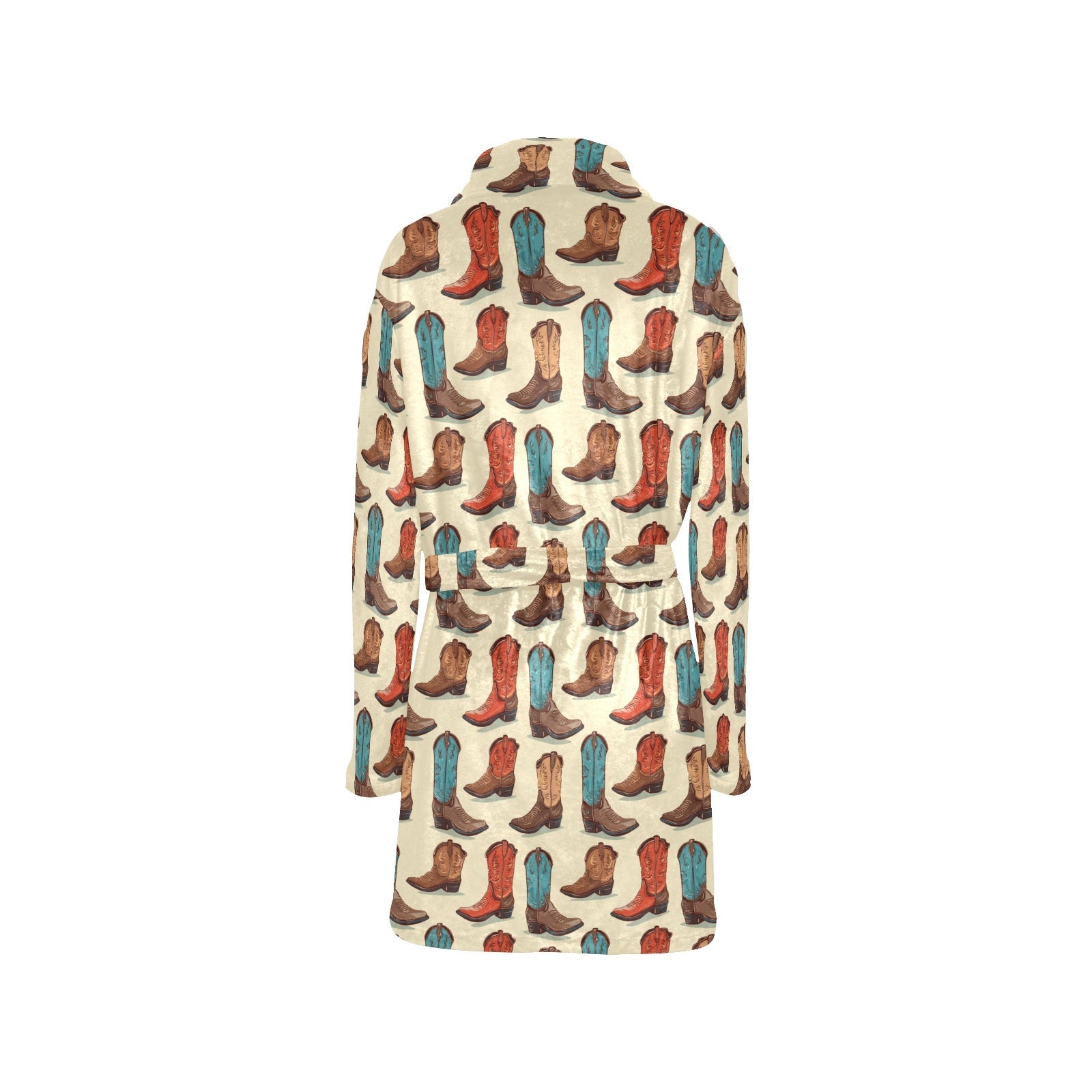 Baha Ranch Got My Boots Western Bath Robe - Baha Ranch Western Wear - Flyclothing LLC