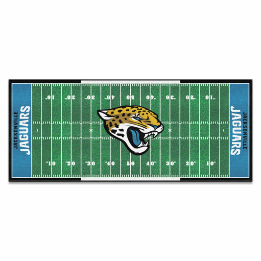 Jacksonville Jaguars Field Runner Mat - 30in. x 72in. - Jacksonville Jaguars