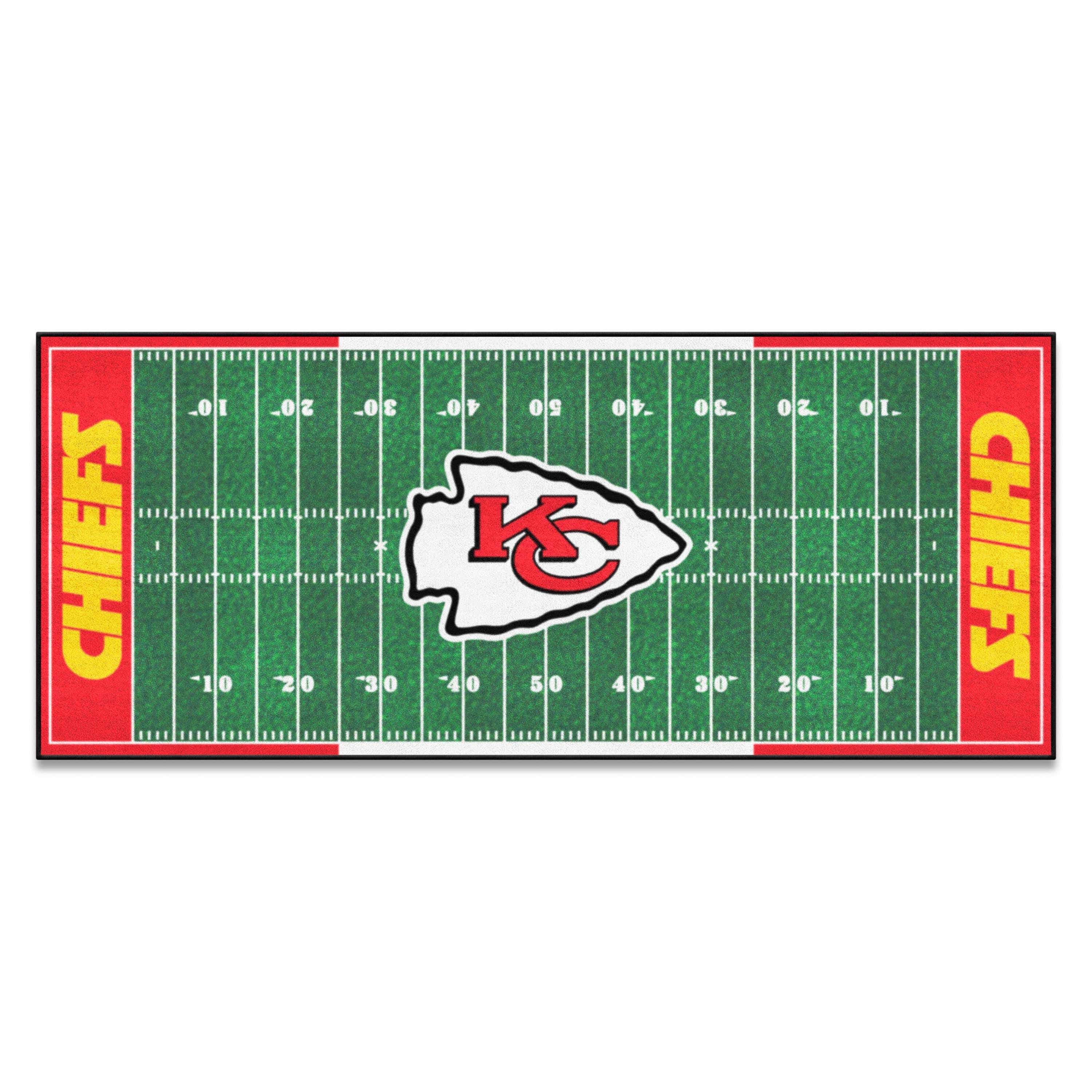 Kansas City Chiefs Field Runner Mat - 30in. x 72in. - Kansas City Chiefs