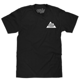 Coors Light Cold as the Rockies Left Chest Front and Back Print T-Shirt - Black