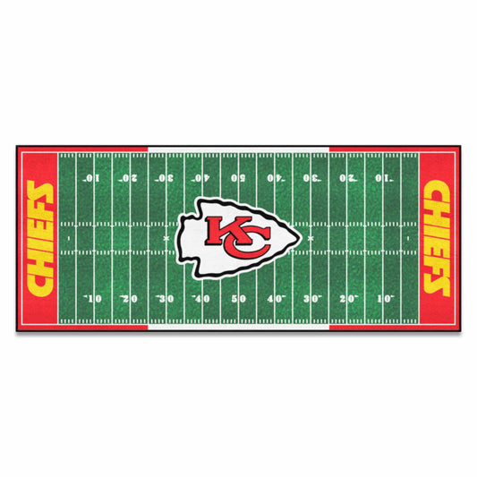 Kansas City Chiefs Field Runner Mat - 30in. x 72in. - Kansas City Chiefs