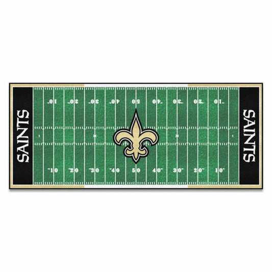 New Orleans Saints Field Runner Mat - 30in. x 72in. - New Orleans Saints