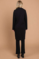 Culture Code Double Breast Lapel Collar Coat - Trendsi