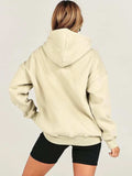 Dropped Shoulder Long Sleeve Hoodie - Trendsi - Flyclothing LLC