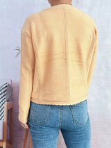 Cherry Embroidered Button Up Cardigan - Trendsi - Flyclothing LLC