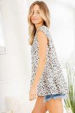 Heimish Full Size Tiered Ruffled Animal Print Round Neck Blouse Plus Size - Trendsi - Flyclothing LLC