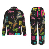 Baha Ranch The Last Round Up Satin Pajama Set - Baha Ranch Western Wear - Flyclothing LLC