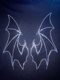 Men's Rhinestone Bat Zip Up Hoodie - Trendsi
