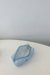 Bow Embroidered Quilted Storage Bag - Trendsi