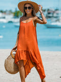 Ruffled Scoop Neck Sleeveless Dress - Trendsi