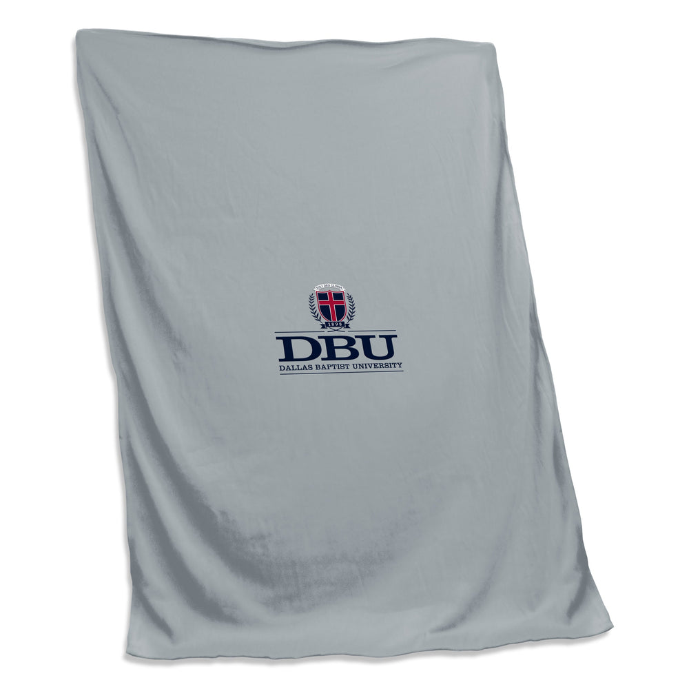 Dallas Baptist Gray Sweatshirt Blanket (Screened)