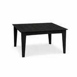 39" Black Heavy Duty Plastic Square Outdoor Dining Table - HomeRoots - Flyclothing LLC