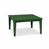 39" Green Heavy Duty Plastic Square Outdoor Dining Table - HomeRoots - Flyclothing LLC
