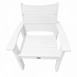 26" White Heavy Duty Plastic Outdoor Dining Chair - HomeRoots - Flyclothing LLC
