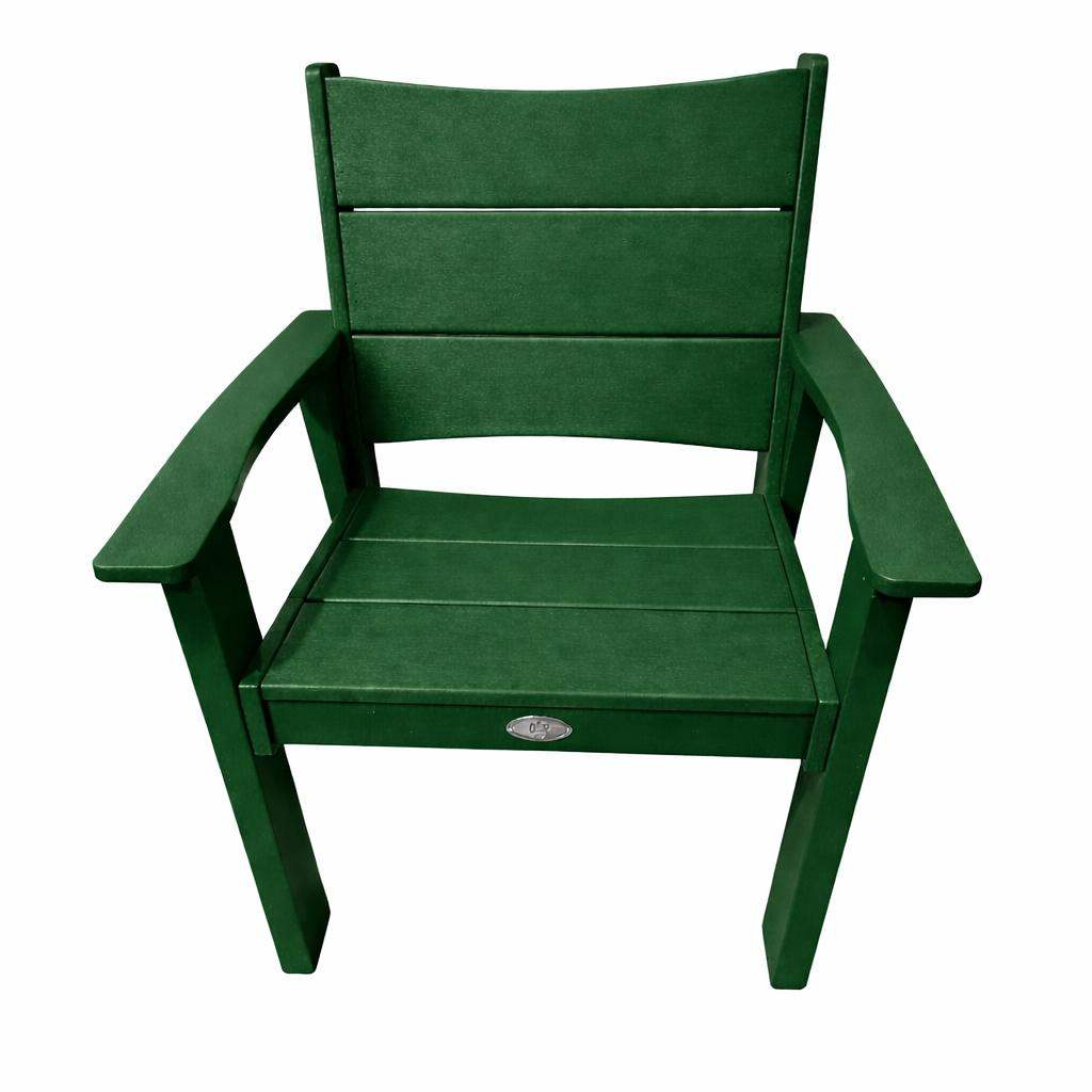 26" Green Heavy Duty Plastic Outdoor Dining Chair - HomeRoots - Flyclothing LLC