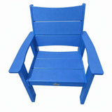 26" Blue Heavy Duty Plastic Outdoor Dining Chair - HomeRoots - Flyclothing LLC
