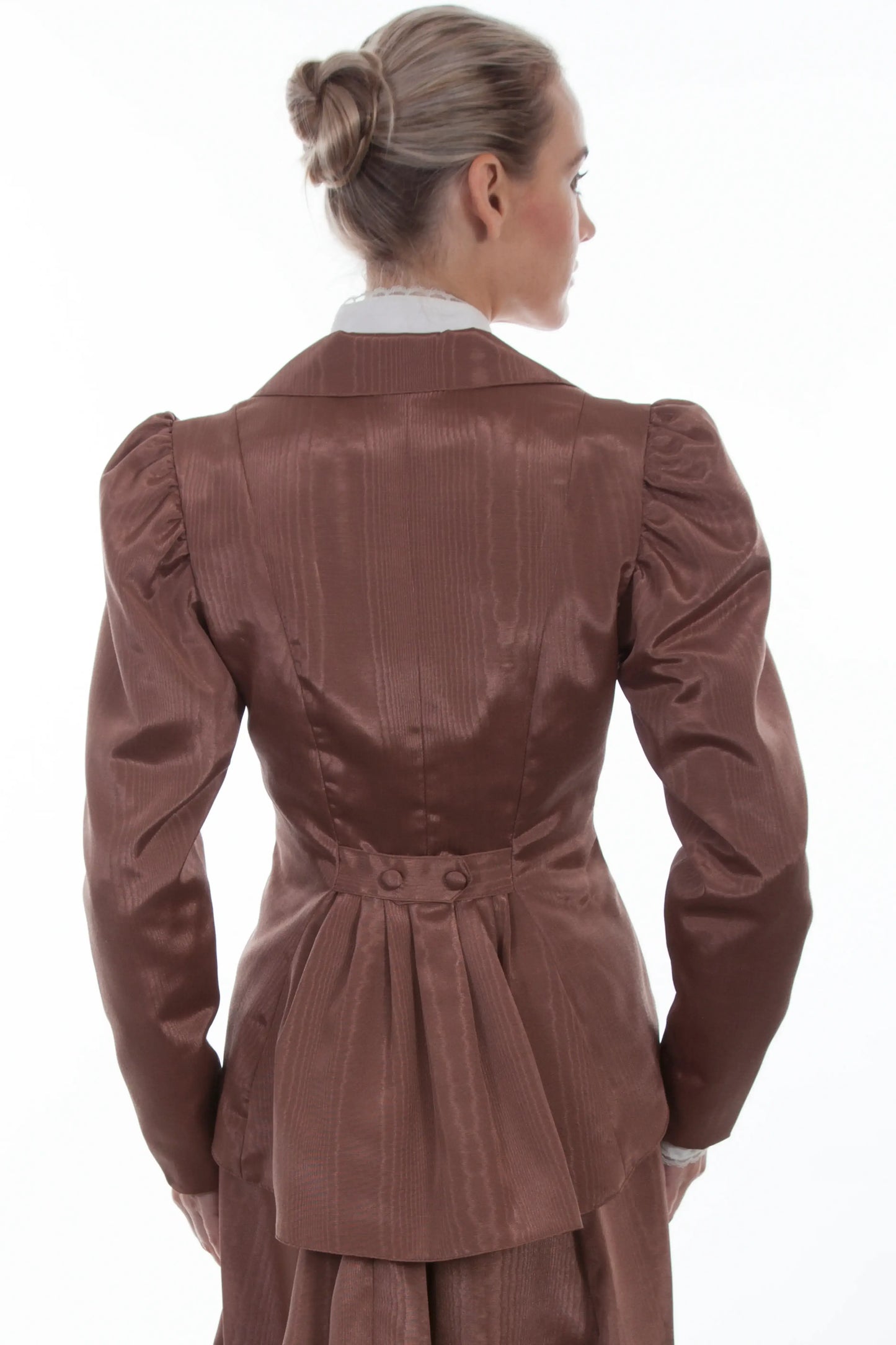 Scully Leather Chocolate Moire Outing Jacket - 738819-CHO - Scully Leather - Flyclothing LLC