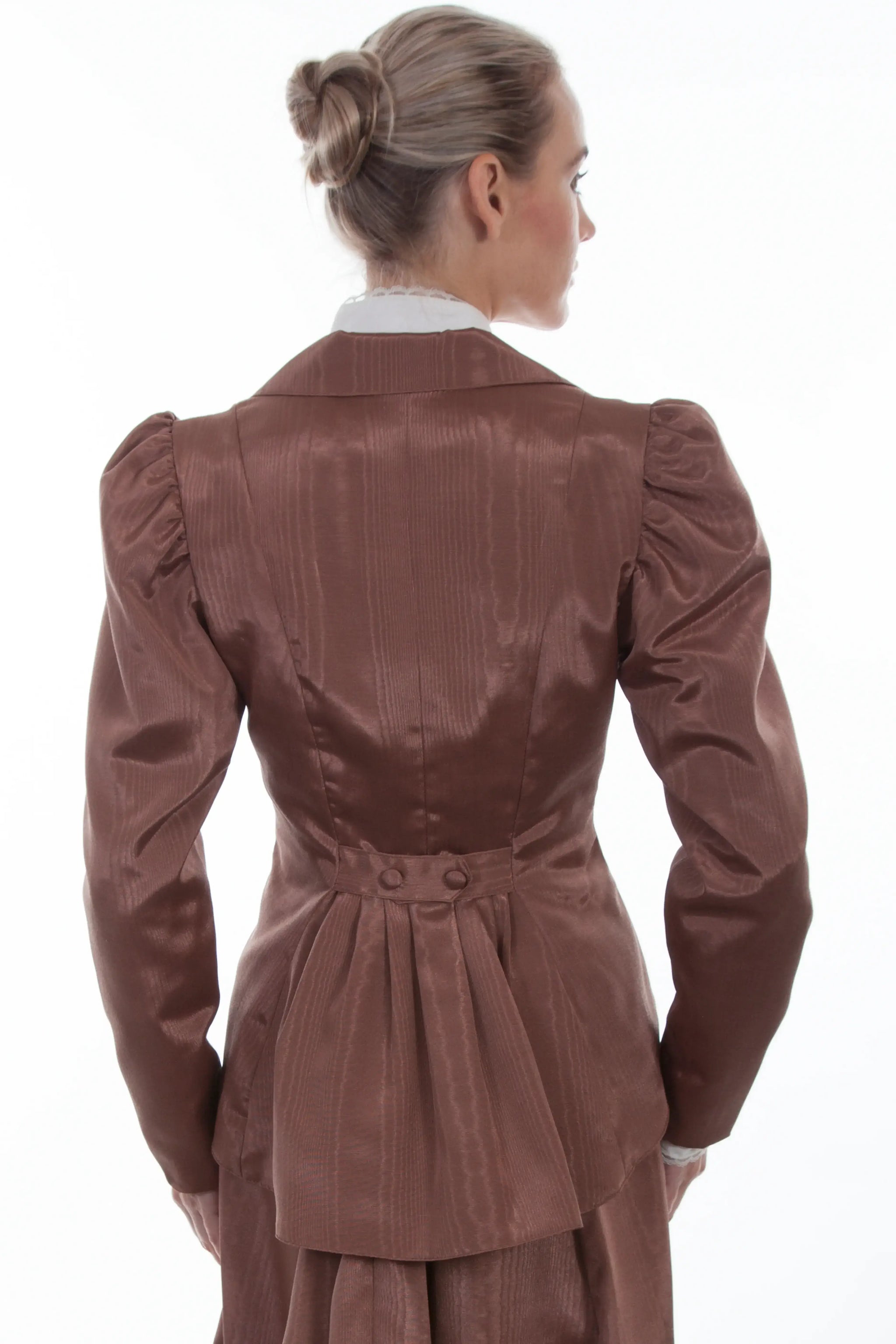 Scully Leather Chocolate Moire Outing Jacket - 738819-CHO - Scully Leather - Flyclothing LLC