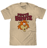 Frute Brute Cereal Retro 70s Cartoon Werewolf T-Shirt - Cream