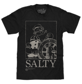 Popeye The Sailor Man Salty T-Shirt - Black