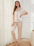 Contrast Piping Pocketed Top and Pants Lounge Set - Trendsi - Flyclothing LLC