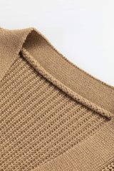 Button Up V-Neck Sweater Vest - Trendsi - Flyclothing LLC