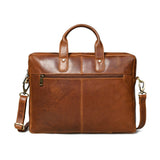 Denver Slim Laptop Briefcase - Classy Leather Bags - Flyclothing LLC