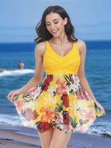 Printed Wide Strap Two-Piece Swim Set - Trendsi - Flyclothing LLC