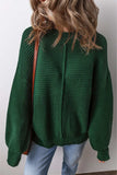 Round Neck Dropped Shoulder Sweater - Trendsi - Flyclothing LLC